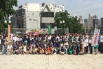 大通り歩道清掃活動 四谷ごみゼロデー 恒例300人参加 大通り歩道清掃活動 四谷ごみゼロデー 恒例300人参加