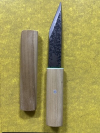 鞘付き　横手小刀120ミリ(左)