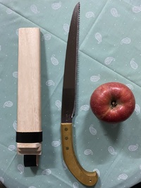 🍎りんご用　剪定鋸270ミリ(薄向き)