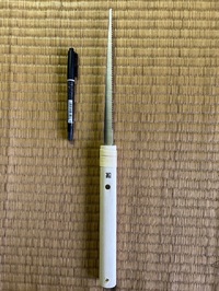 廻し挽き鋸　直柄180ミリ　細目(薄向き)
