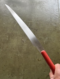 🍎りんご用　高枝剪定用鋸350ミリ(赤色柄)