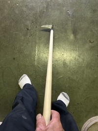 長柄　導突ガマ(木柄80センチ)