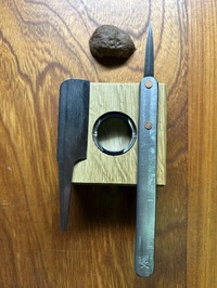 クルミ割り器コンパカ(ナイフ＋台＋ほじくり棒)