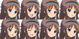 アイちゃんの顔グラ完成