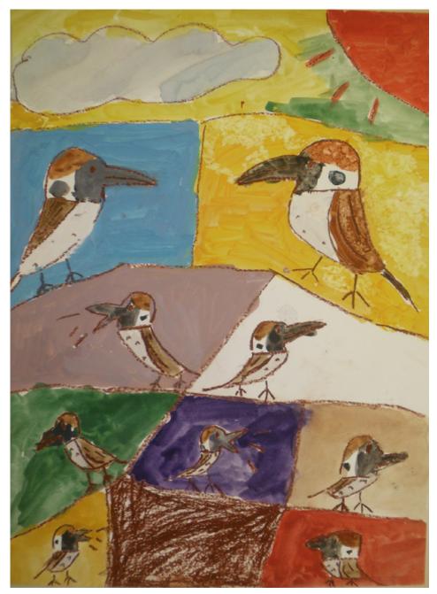 愛鳥啓発活動 愛鳥週間ポスター入選