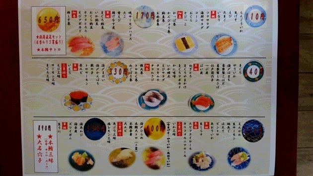 元祖 すし兵衛 メニュー