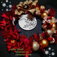 Passionate red Christmass wreath  情熱的な赤いクリスマスリース