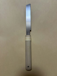 豆鉋台用　溝切り鋸105ミリ(ヨコ目)