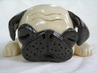 陶芸ねるこ窯の公式ホームページ ギャラリー 犬の陶器