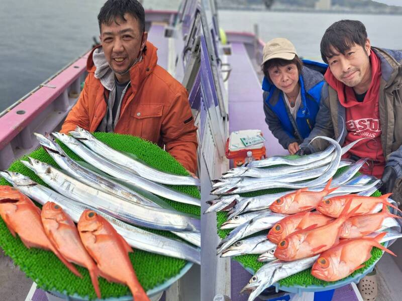 小田原港 釣り船 おおもり丸 🐟釣果🦑