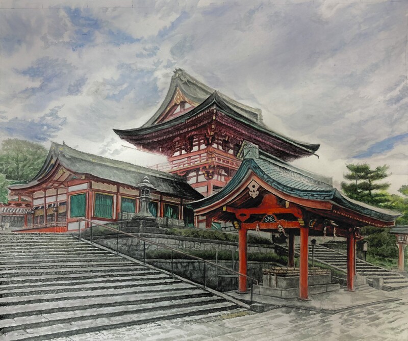 京の水彩風景画家 山本祐嗣 作品紹介～新作～