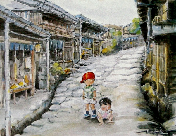 杵渕やすおギャラリー 水彩画